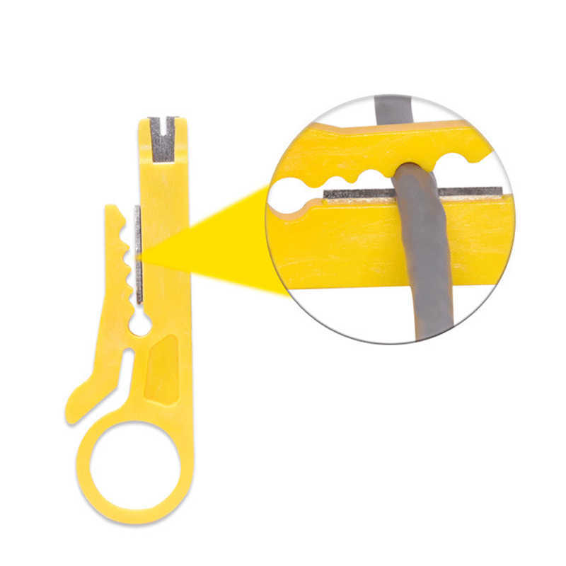 New Portable Wire Stripper Knife Pinza crimpatura Strumento di crimpatura Tagliacavi spelafili Strumenti multipli Linea di taglio Tasca Multitool