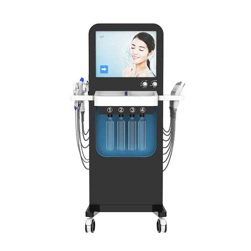 2024 Newest 13 in 1 Machine Microdermabrasion water Peel hydrodermabrasion oxygen Facial SPA RF BIO Face Lifting Skin care Beauty salon use equipment