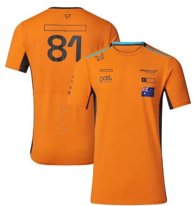 nieuw zomer F1 race-T-shirt met ronde hals en korte mouwen, dezelfde custom237n