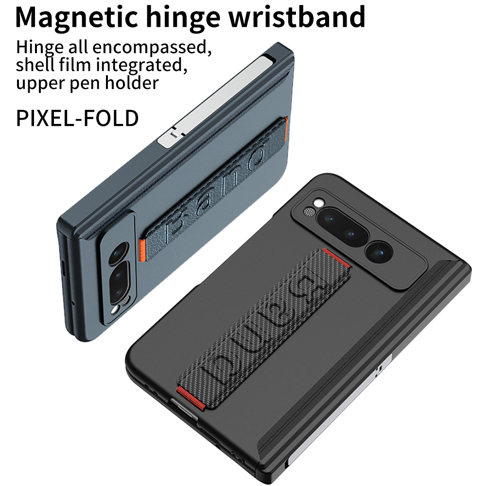 Кожа кожа для запястья для Google Pixel Case Crackte Cracket Magnetic шарнир защитная пленка обложка экрана