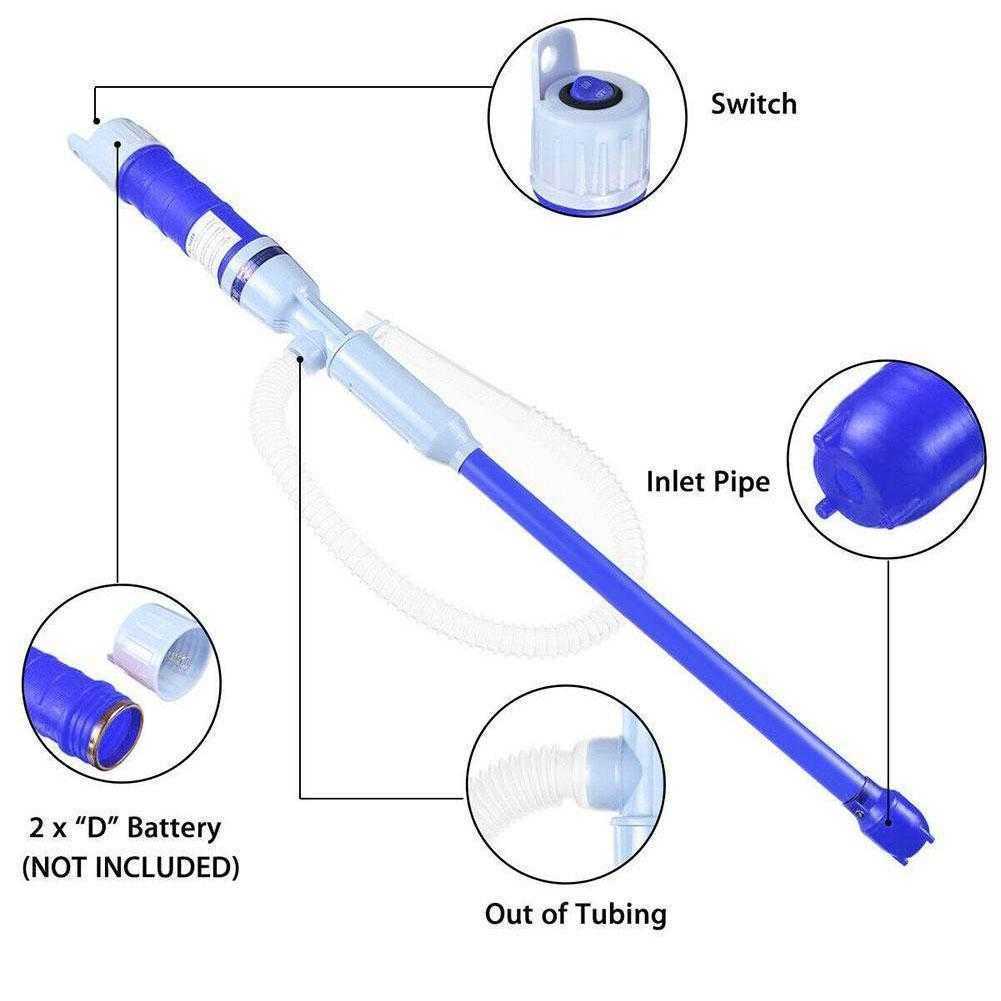 New Liquid Oil Transfer Pump Water Pump Powered Electric Outdoor Car Vehicle Fuel Gas Transfer Suction Pumps Liquid Transfer Oil