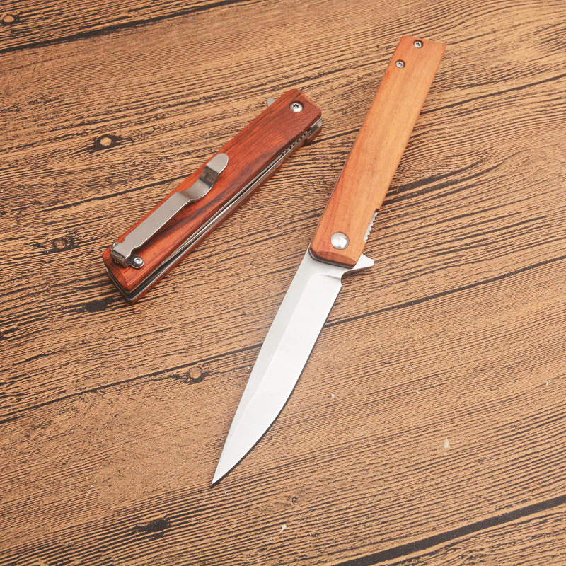Высококачественный BK256 Flipper складной нож 8cr13mov satin point blade g10/дрова с ручкой из нержавеющей стали.