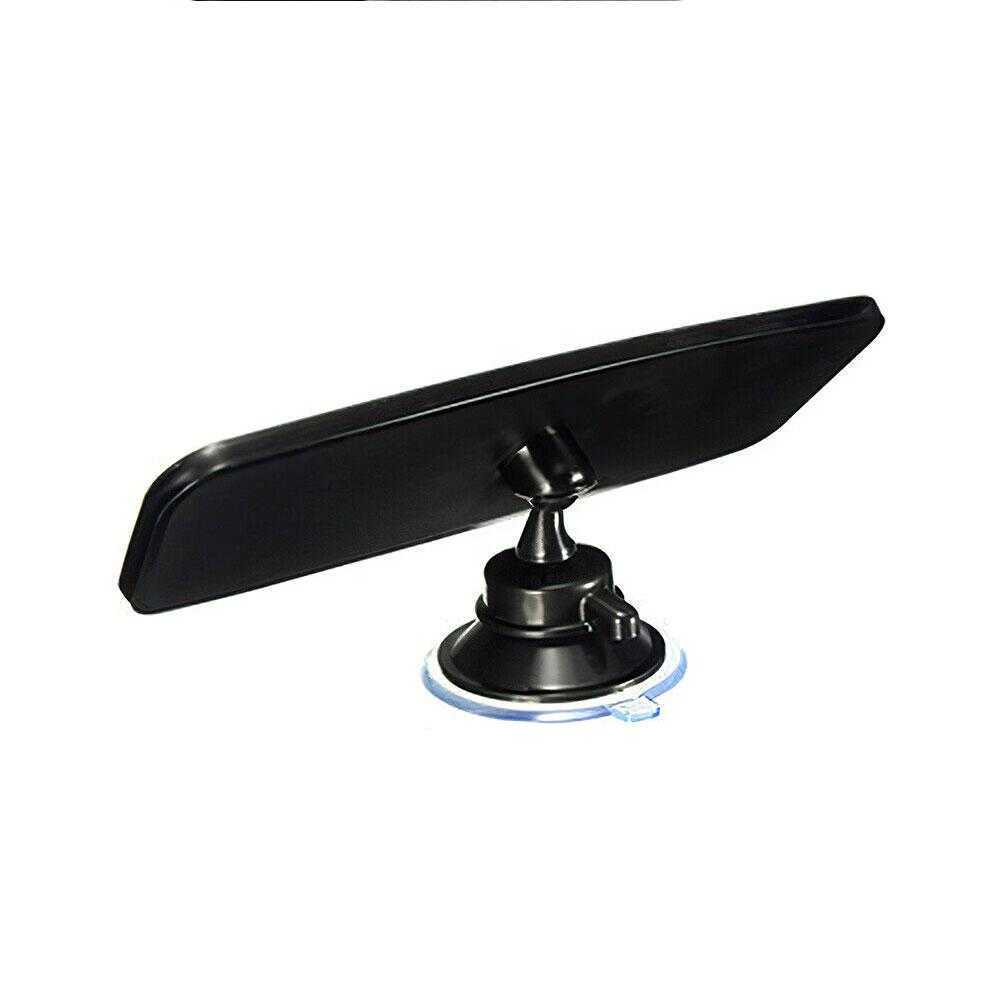 New Wide-angle Rearview Mirror with 360 Rotates Adjustable Suction Cup Interior Rear View Mirrors Universal Car Rear Mirror