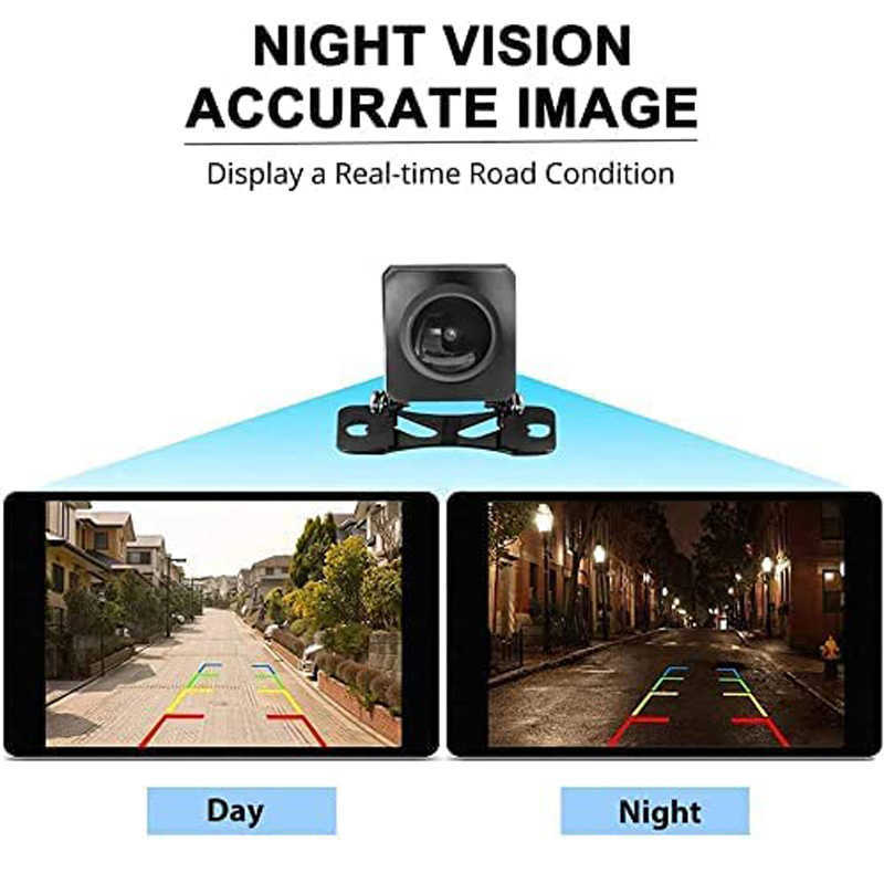 Nieuw universeel auto -voertuig achteraanzicht achteruitzicht omgekeerde camera CCD/AHD 1080P Starlight Night Vision Reversing Camera HD Parking Cam