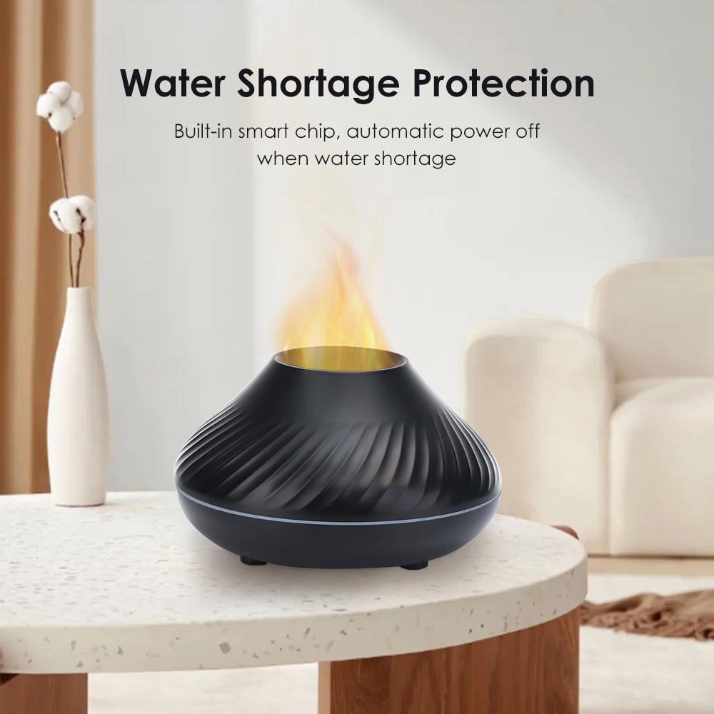 Humidifiers Colorful Flame Aroma Perfume Diffuser Ultrasonic Aromatic USB Air Humidifier for Home Room Fragrance Diffuser Mist Maker Difuser