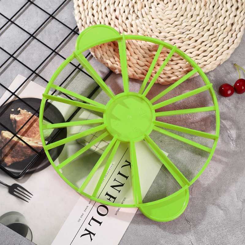 cake divider huishouden plastic ronde 10/12 stuks brood cake divider gelijke portie snijder plak marker bakgereedschap