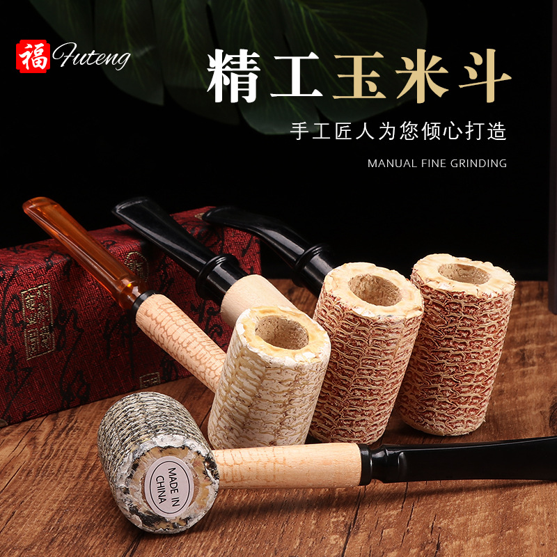 Smoking Pipes Novice Smoker Beginner Level Corncob Pipe