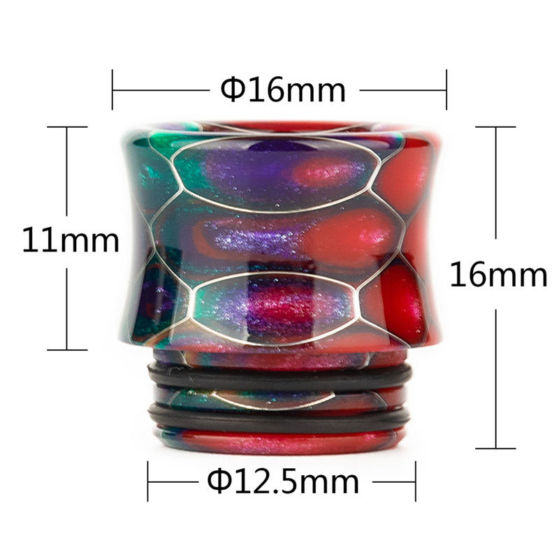 810 Résine Drip Tips Porte-Cigarette En Nid D'abeille Embouts Accessoires De Pipe À Fumer Embouchure Pour 810 Fil Smok TFV12 Prince RBA Réservoir Atomiseurs Driptips Couverture