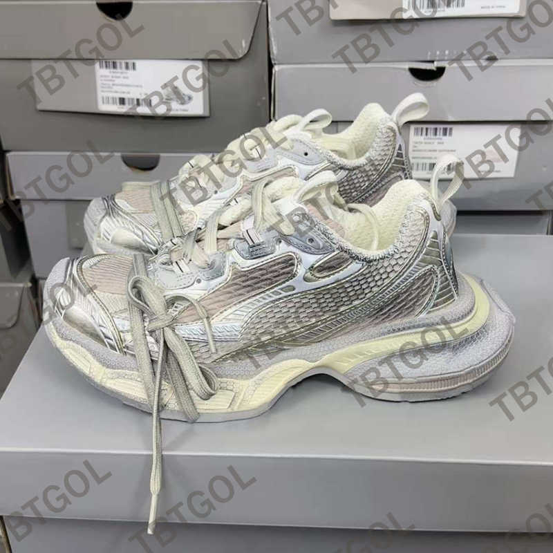 Мужская дизайнерская обувь 3XL Phantom Sneaker Track Retro Trainers Женская обувь на платформе Повседневная обувь Правильная версия 36-46 с коробкой 443