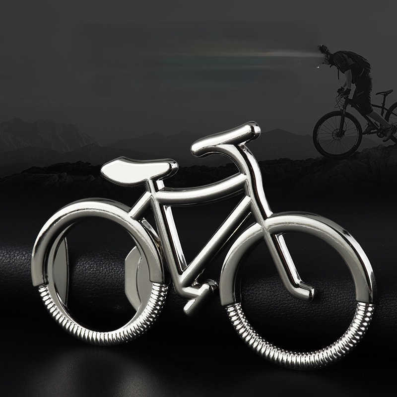 Creative Metal Beer Bicycle Bottle Opener Retro Bike Nyckelring Nyckelringar för älskare Biker Bottle Openers Gift för Cycling