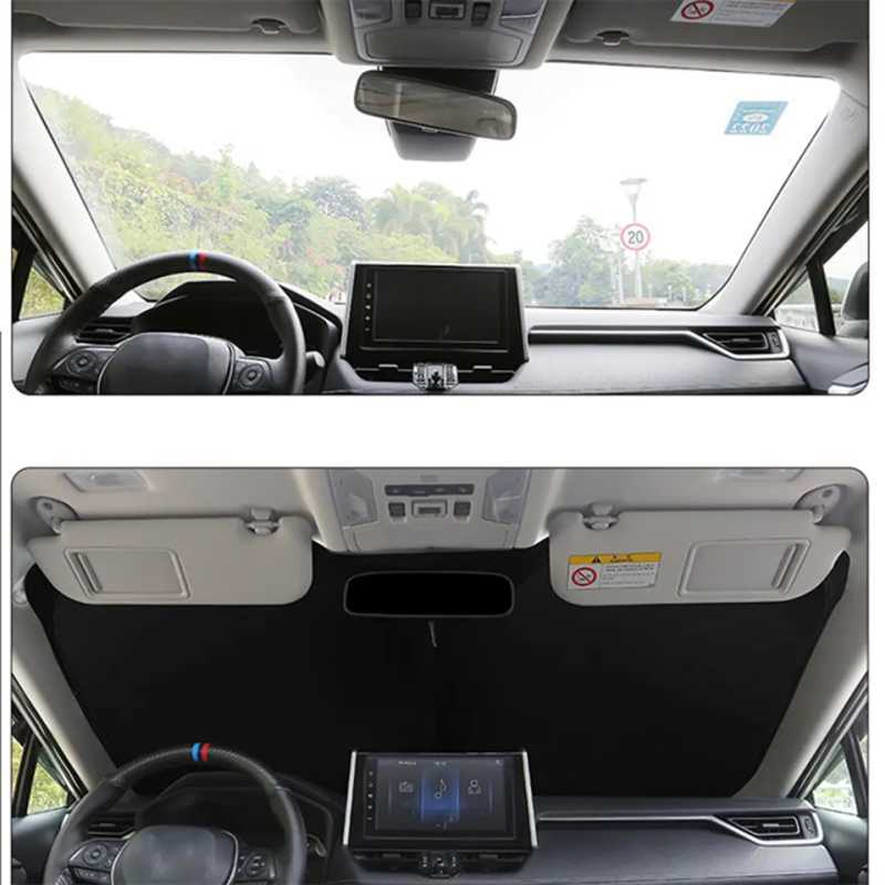 New Car Window Sunshade Cover Sun Shade Windshield Visor Protector Windscreen Folding Auto UV Protection Curtain Car Accessories