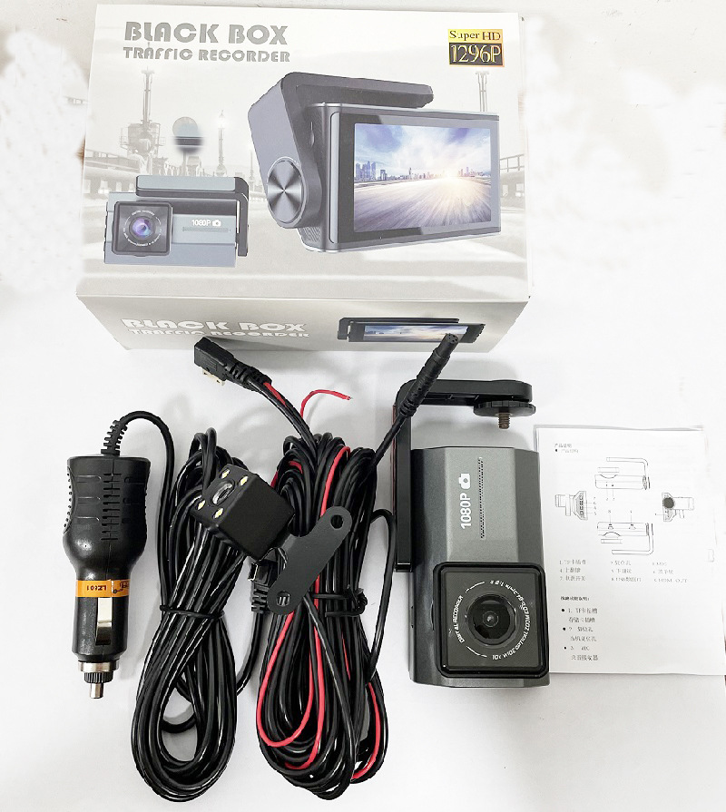 3.0 inch IPS Camera Recorder Car DVR 2 Lens Hidden Car Driving Dash Cam Night Vision G-sensor Loop Recording Dvrs A99