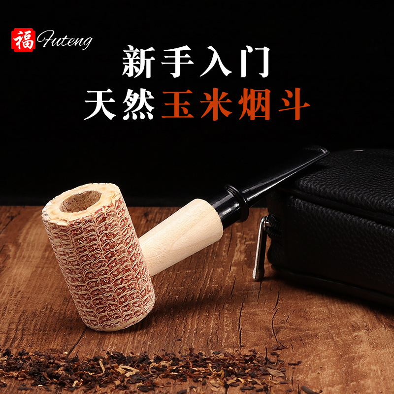 Smoking Pipes Novice Smoker Beginner Level Corncob Pipe