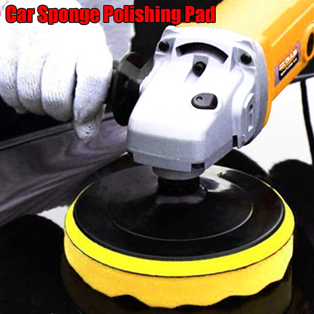 New Sponge Car Polisher Foam Waxing Pads Car Polish Buffing Kit For Boat Car Wheel Polishing Pad For Removes Scratches
