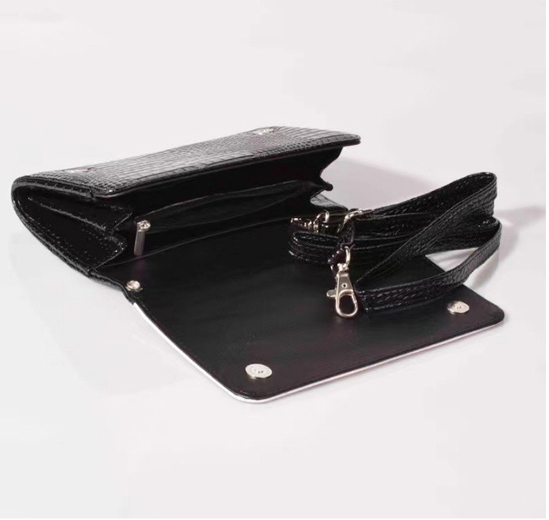 5st korta plånböcker sublimering diy vit tom pu krokodil rand multifunktionell kreditkortshållare med enkla bälte