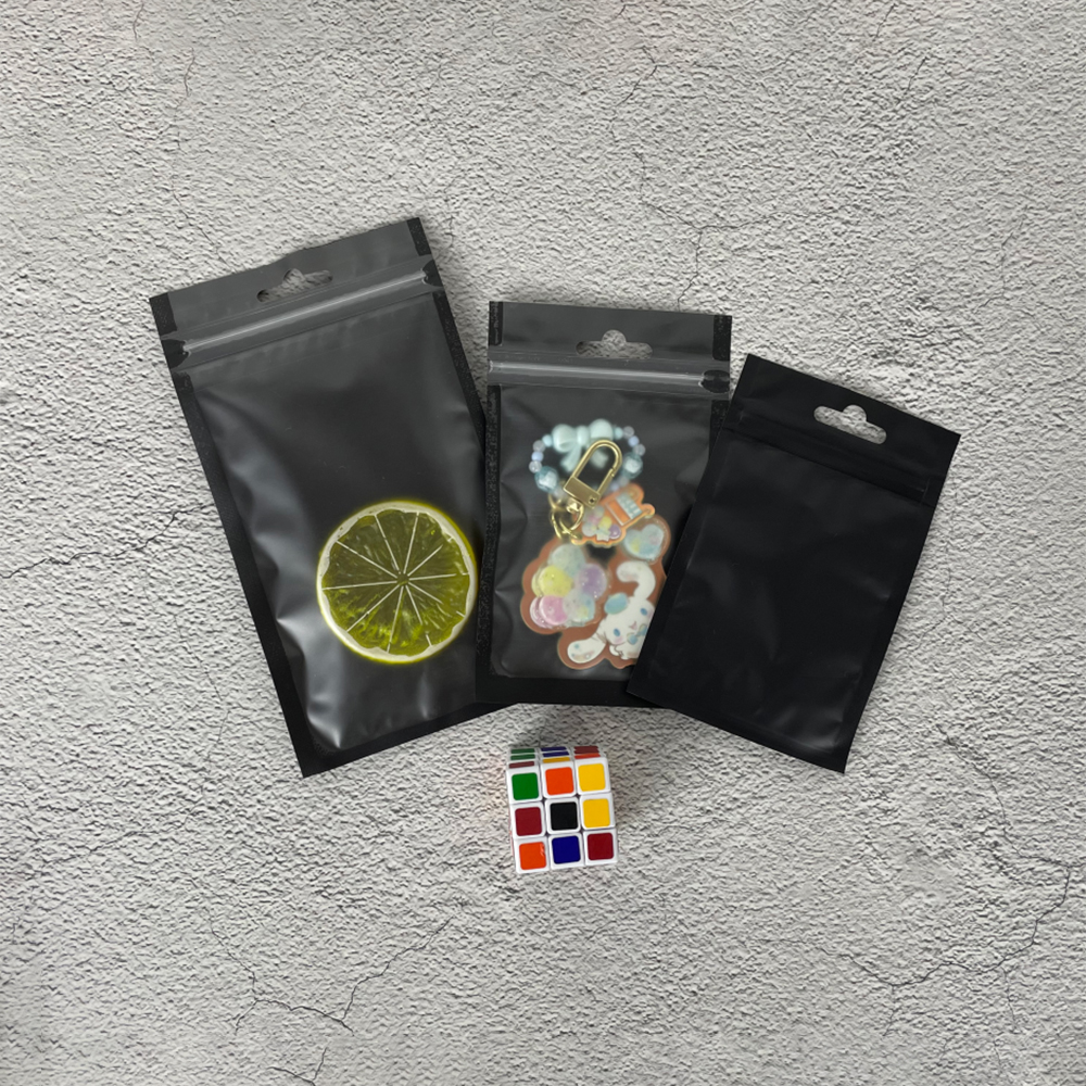 10*15 cm cpack mat Zip sac en plastique feuille d'aluminium hologramme alimentaire poche petite fermeture éclair étanche refermable poches famille stockage