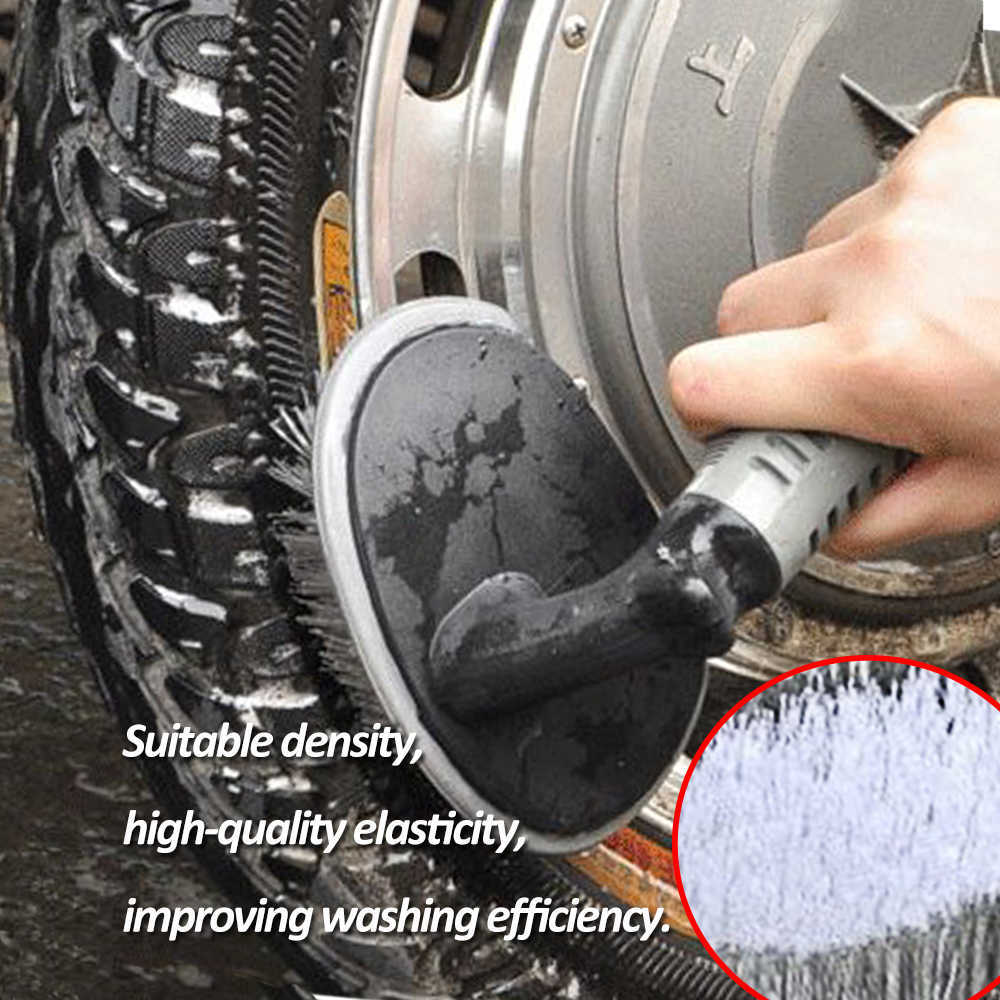 New Car Duster Brush Car Cleaning Brush Set For Tire Wheel Rim Cleaning Brushes Auto Polish Pad Multi Purpose-use Car Washing Tool