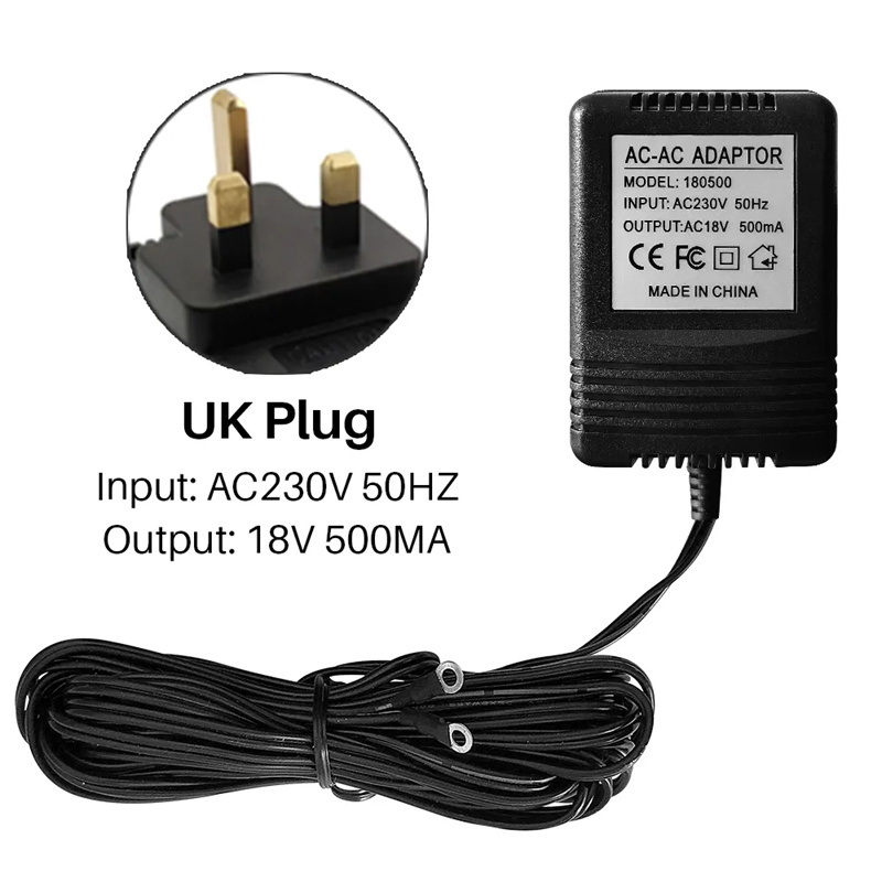 18V AC Adapter Adapter Transformer ładowarka UE UK US 220V-240V dla Wi-Fi inteligentny film wideo kamera do drzwi wideo Drzwi domowe pierścień DHL fedex