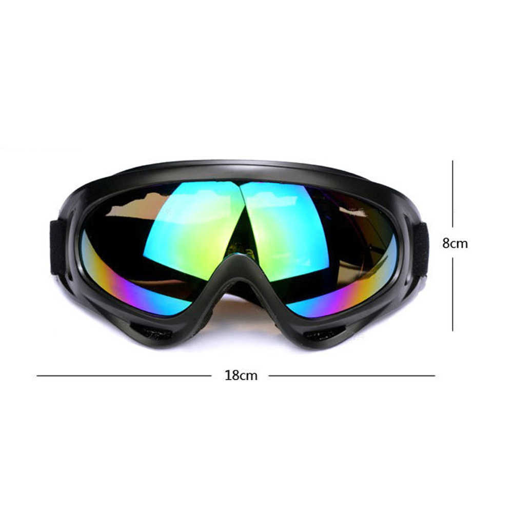 New Motorcycle Glasses Anti Glare Motocross Sunglasses Sports Ski Goggles Windproof Dustproof UV Protective Gears Accessories