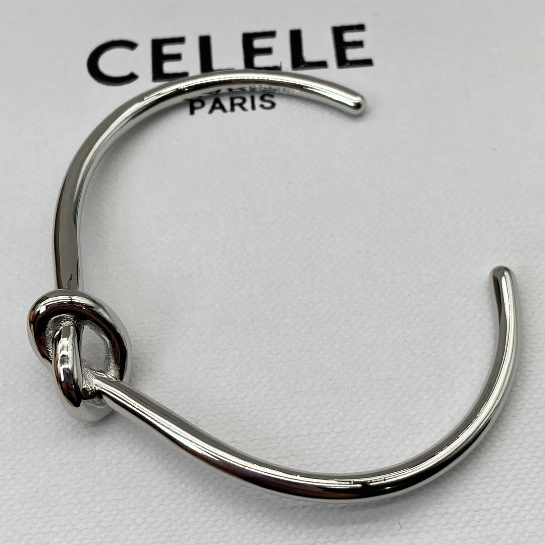 Women Fashion Open Bangle Knot High Quality Rose Gold Silver Cuff Bracelets Cel Brand High Quality Women Jewelry Anniversary Gift