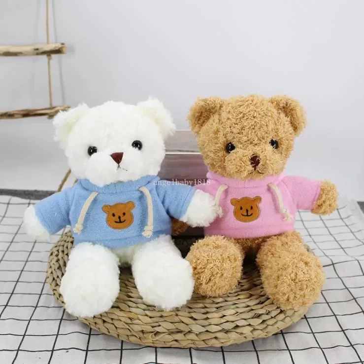 Teddy bear doll plush toys push dolls 30CM Christmas gifts for children kids birthday party gift Stuffed Animals Baby present