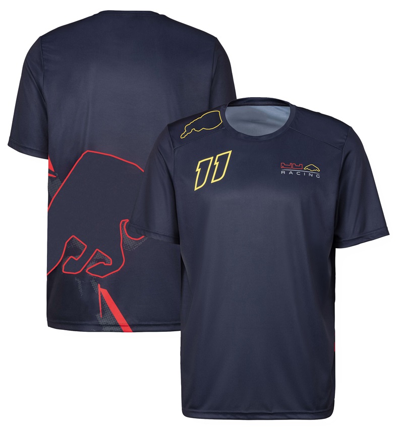 2023 Nuovo F1 Team Racing Abbigliamento Hot Girocollo T-shirt Racing Sport Tempo libero T-shirt ad asciugatura rapida Taglie forti Personalizzazione