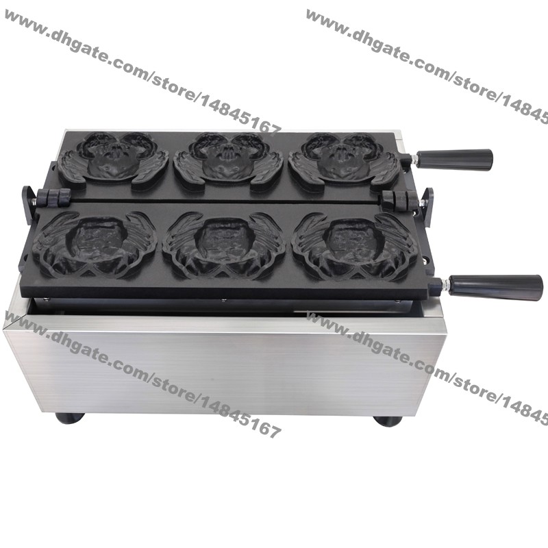 Electric Crab Shaped Waffle Maker Machine Baker Commercial Use Non-stick 110v 220v