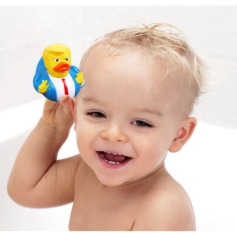 PVC Flag Trump Duck Party لصالح Bath Floating Water Toy Party Decoration Funny Toys Gift