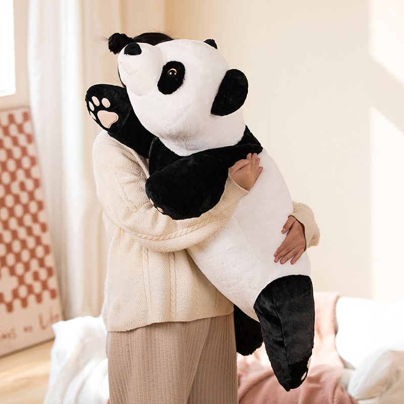 Simulation mignon trésor National Panda poupée en peluche jouet bébé oreiller de couchage fille cadeau tapis tapis de maison