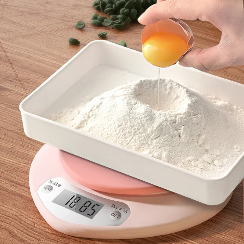 wholesale Pink Heart Mini Electronic Digital Scales Kitchen Scale Accurate Gram Weighing Baking Scale 2000g/0.1g