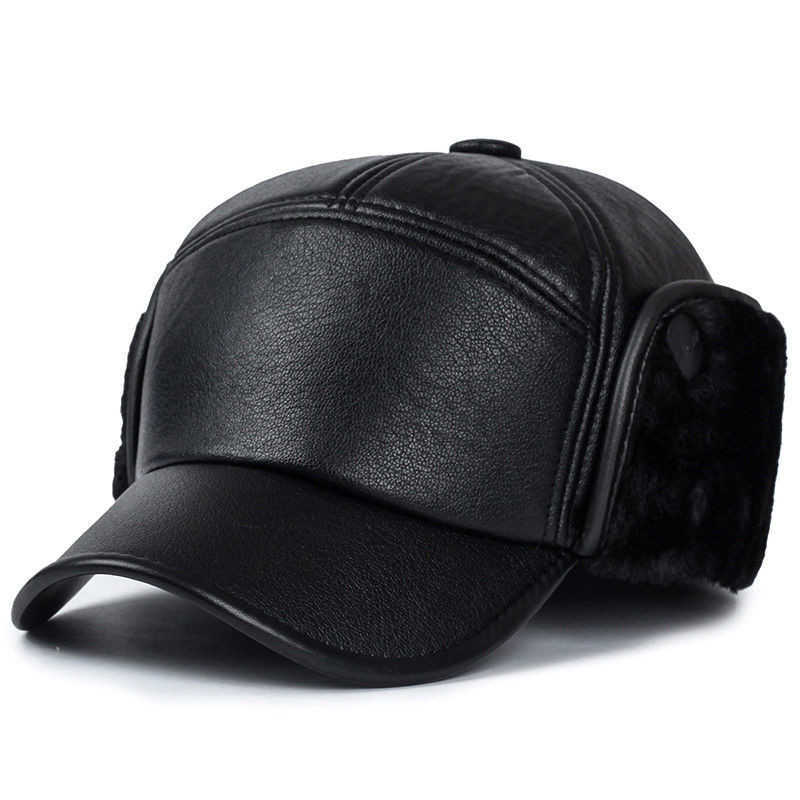 Ball New Fashion Leather Trapper Шляпа на открытом воздухе охота на ушной лоску