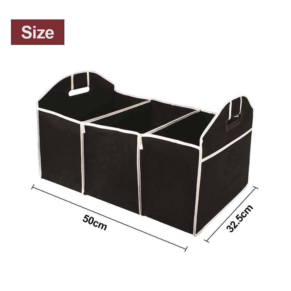 New Car Trunk Organizer Car Trunk Storage Box Extra Large Collapsible Organizer Auto Stowing Tidying Multi-Pocket Organizer