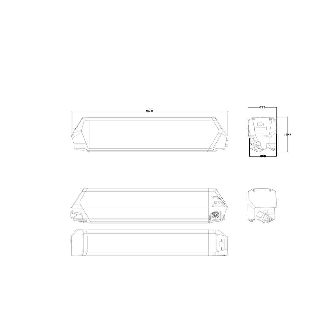 Dorado Battery Pack X-Class Ebike Samsung Cells 36V 48V 52V 15ah 20ah 25ah 30ah refort side report report repric