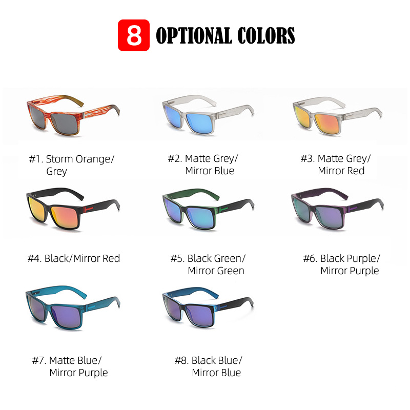 Mode gepolariseerde zonnebrillen TR90 Frame Men Women 60-45-145 Designer Shades Outdoor UV Bescherming Rywear voor het besturen van klimfietsen vissen