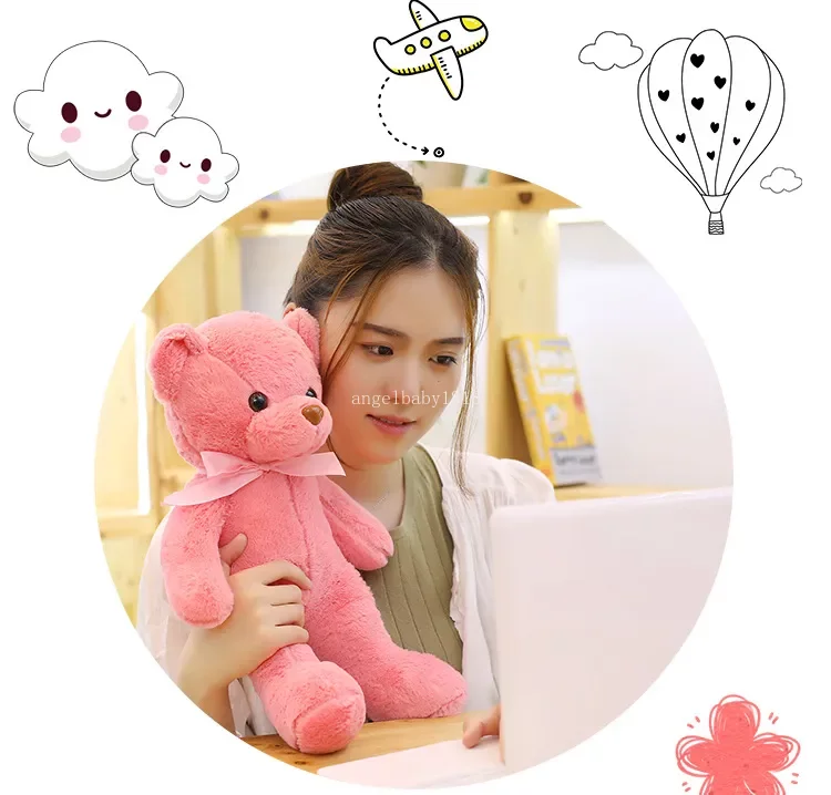 30cm Cute Teddy Bear Doll Plush Toy Children Soft Stuffed Animal Dolls Bears Toys Girls High Quality Birthday Gifts