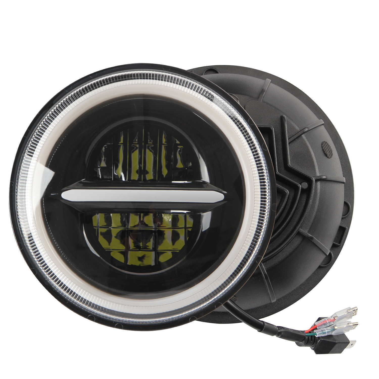 Nya nya 1 st 7 -tums bilstrålkastare LED -glödlampor Bil Lätt ersättning Auto -strålkastare Billampor för Jeep/Wrangler/JK/TJ/CJ