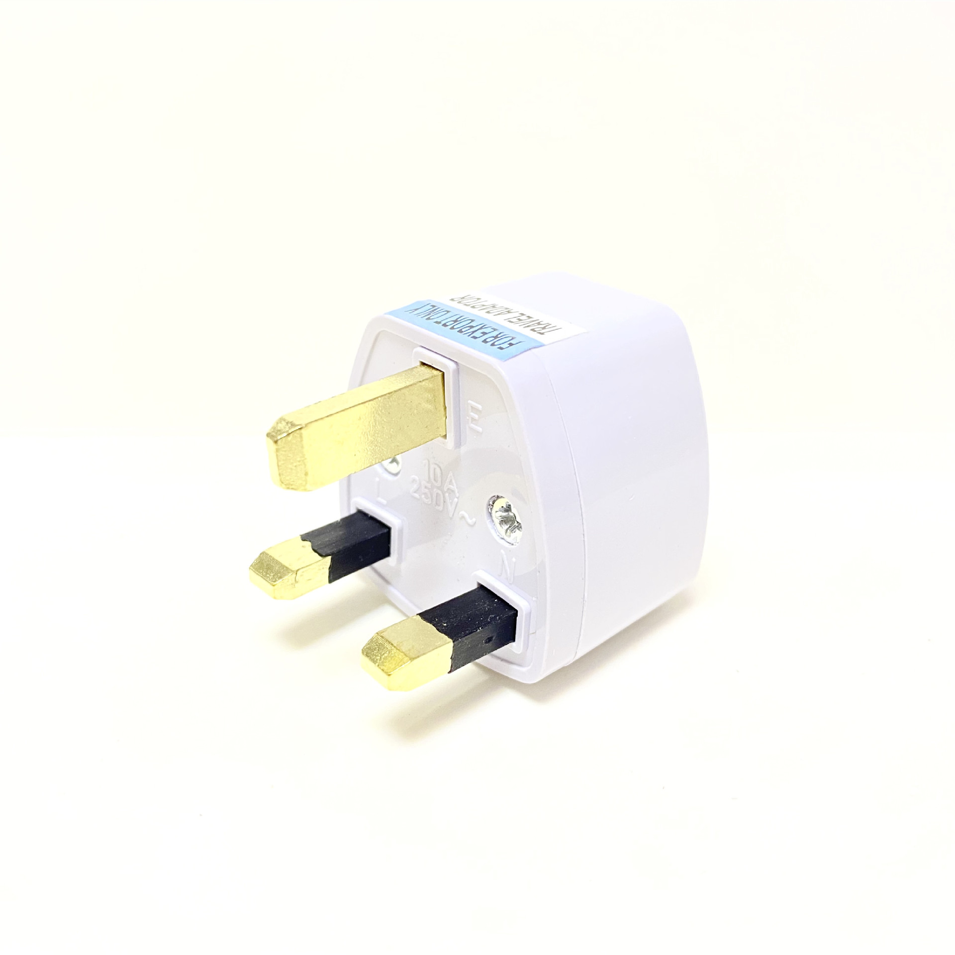 الاتحاد الأوروبي الأمريكية إلى المملكة المتحدة AC Power Plug Travel Adapter Converter Converter Socket White