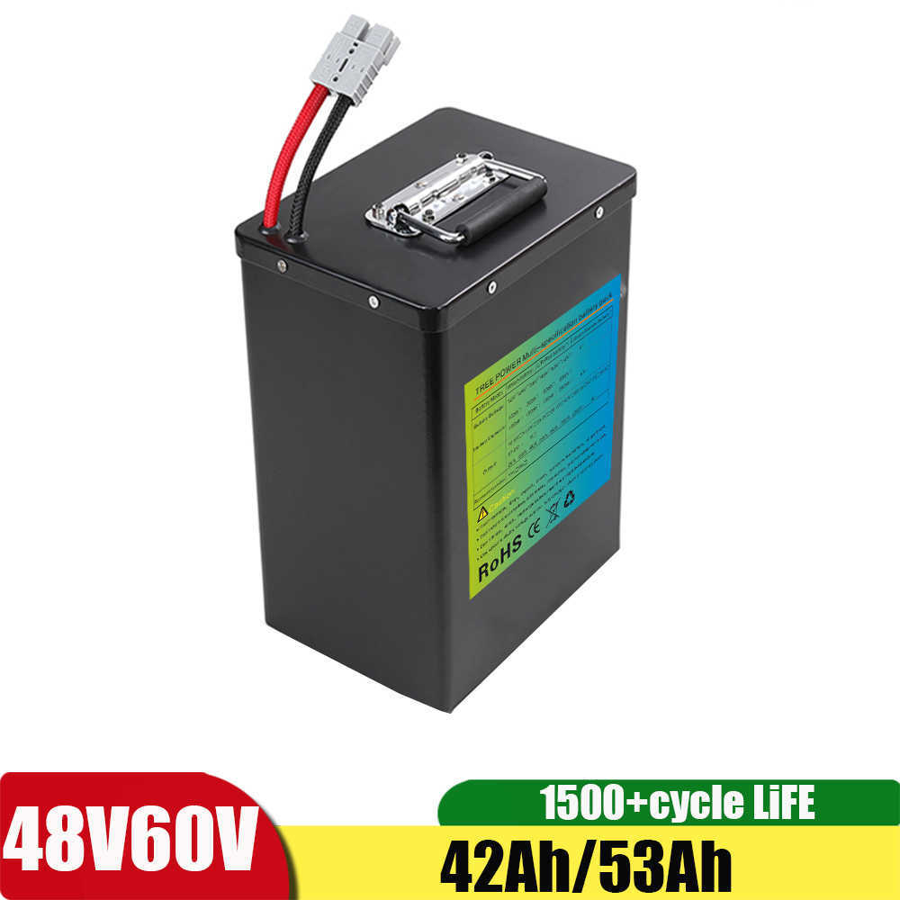 Scooter électrique U+B Batterie au lithium M+ 48V 60V 42Ah 53Ah Batterie MQIUQI+ Chargeur 10A