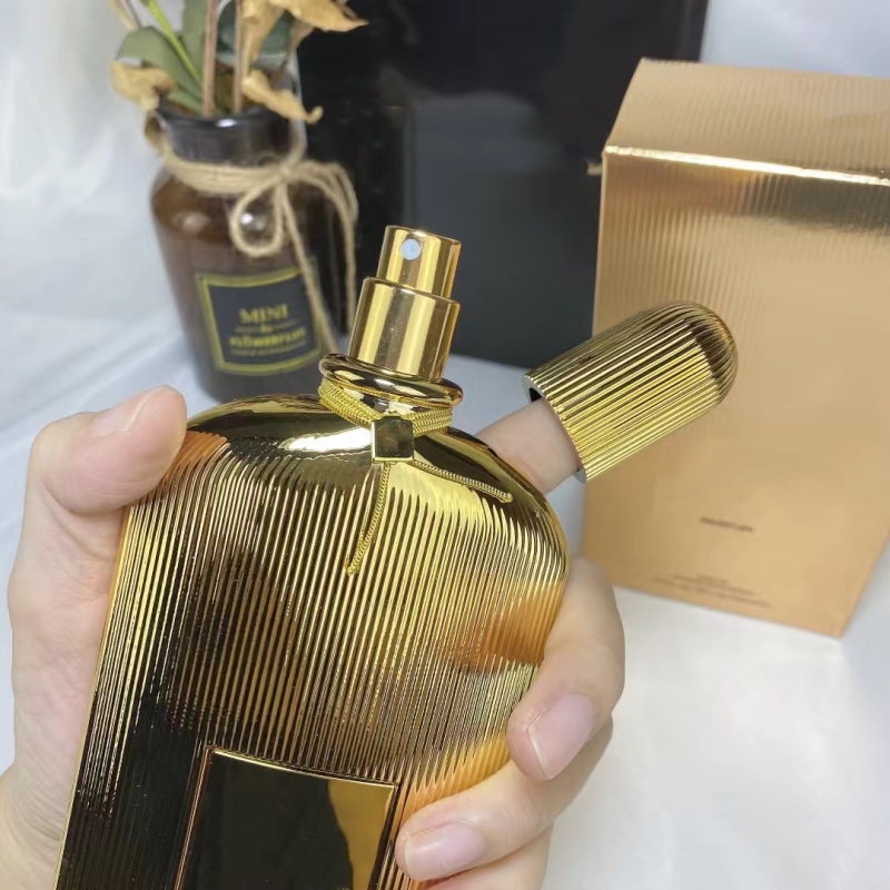 Parfum femme 100 ml orchidée noire or bouteille parfum longue durée parfum bain vaporisateur parfum cadeau parfum de luxe