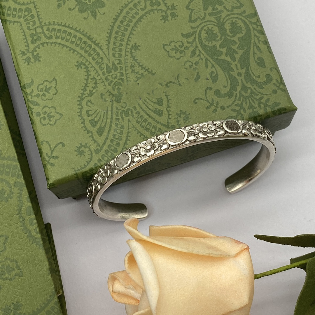 G designer armband manschett armband älskar kvinnor män dubbel armband glett silver party bröllop present lyx smycken