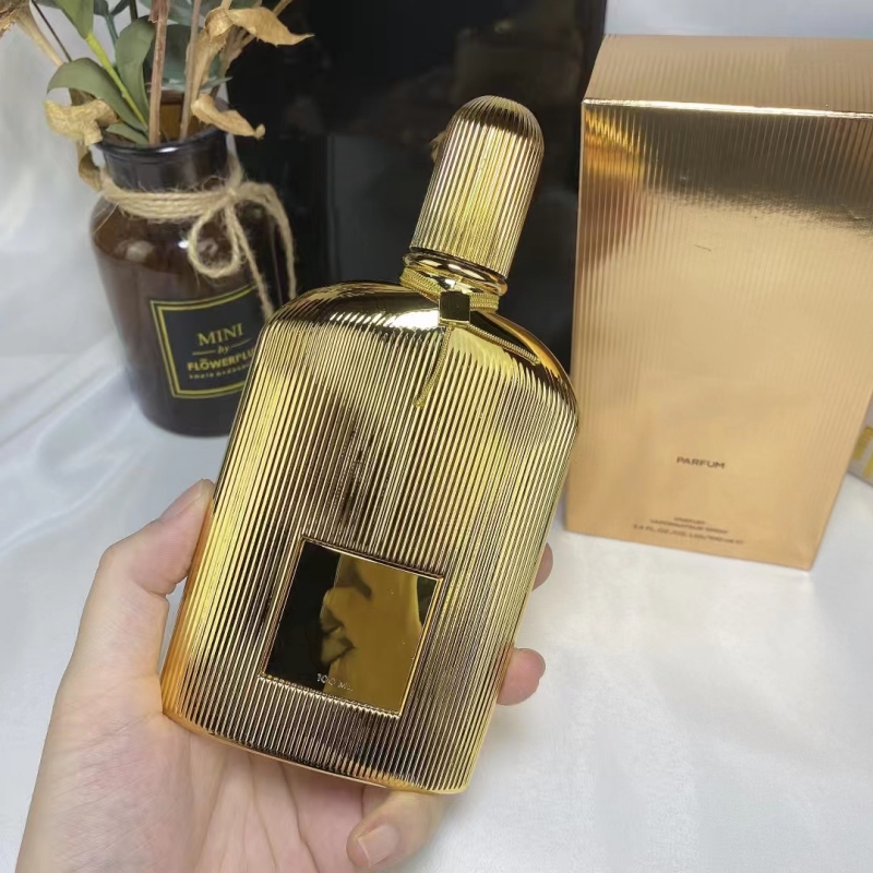 Perfumy damskie 100 ml czarnego orchidea złota perfumy butelki długotrwały zapach w kąpieli spray Perfume Perfume Perfume Luksusowe perfumy