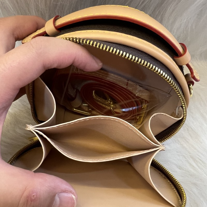 패션 성격 휴대용 작은 둥근 가방 간단한 휴대용 교체 립스틱 가방 세련된 어깨 가방