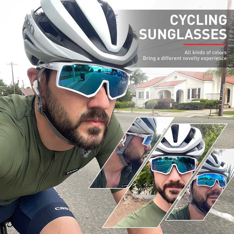 Outdoor Eyewear PUNLUXU Cycling Sunglasses Men Cycling Glasses UV400 Protection HD Lens Bicycle Eyewear Women Outdoor Sport Goggles Bike Glasses P230518