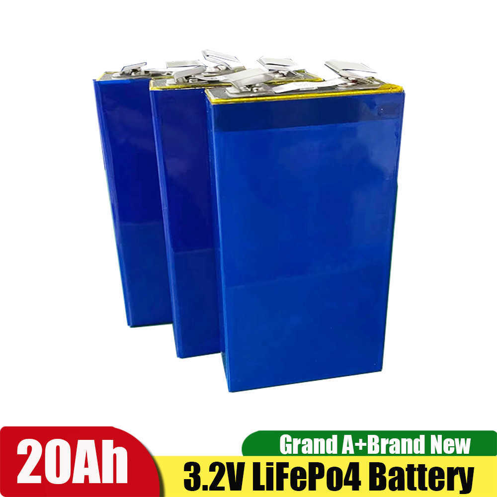 3.2V 20Ah LiFePO4 cellule de batterie 20000mAh Lithium fer phosphate Cycles profonds pour bricolage 12V 24V 36V 48V énergie solaire UPS