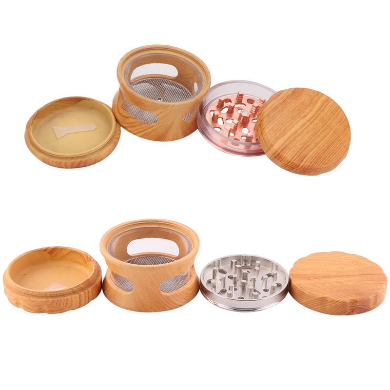 Smoking Pipes 63MM resin imitation wood smoke grinder