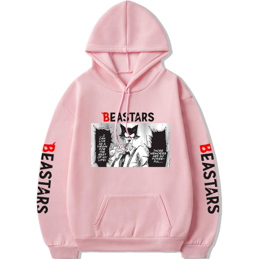 Sweats à capuche pour femmes Anime BEASTARS Legosi Hoodies Femmes Cool Girl Cartoon Lâche Unisexe Sweat Esthétique Manga Streetwears P230518