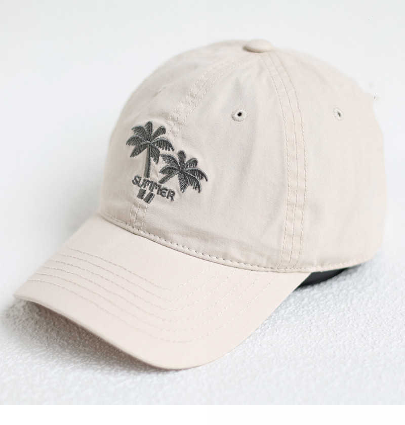 스냅 백 베이스볼 모자 남성 여성 코코넛 야자 나무 낚시 스냅 백 스프링 옐로우 Sunhat KPOP 검은 여름 검은 색 Casquette Black Hats P230518