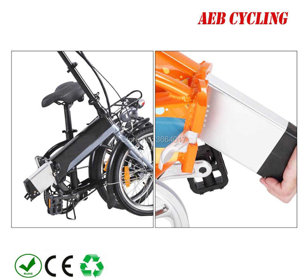 Mate S Electric Bike Replacement Battery 36V 14.5AH 16AH 17.5AH Inbyggt batteri för fällbar cykel 36V 250W-500W med laddare