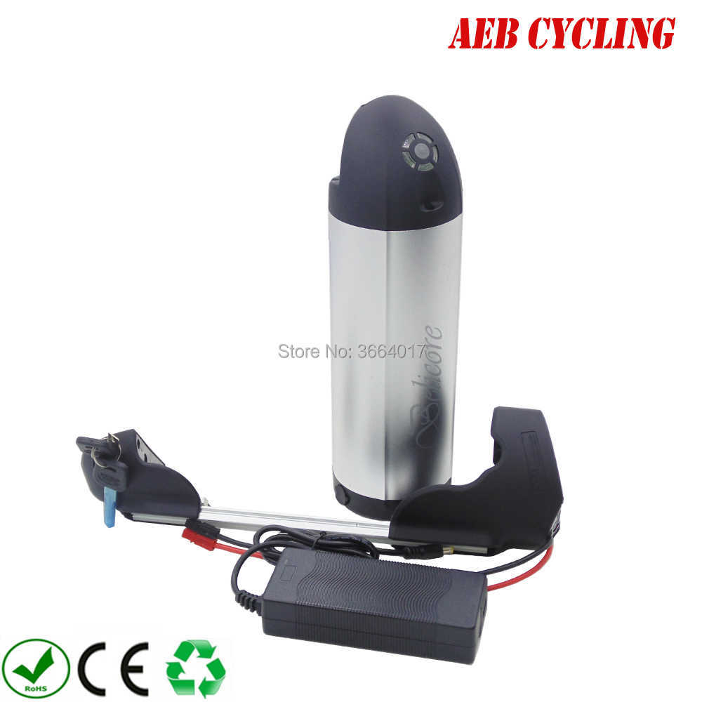 Для Beach Cruiser Bike Bottle Down Tube 36V 14.5AH Li-Ion Ebike Battery с зарядным устройством.