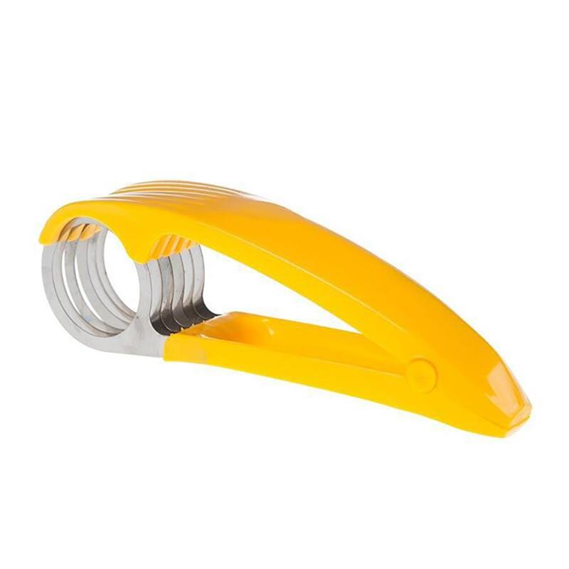 Stainless Steel Banana Cutter Fruit Vegetable Sausage Slicer Salad Sundaes Tools Cooking Tools Kitchen Accessories Gadgets